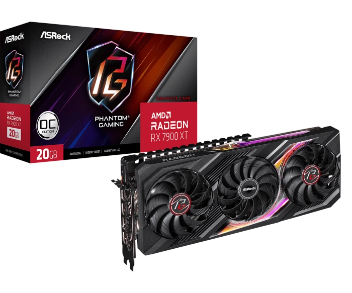 ASRock RX 7900 XT Phantom Gaming OC 20GB