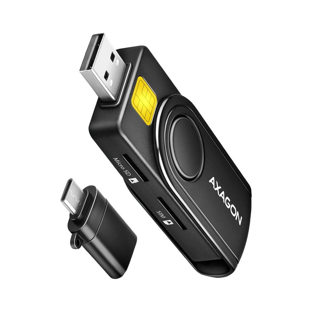 AXAGON USB Smart card PocketReader