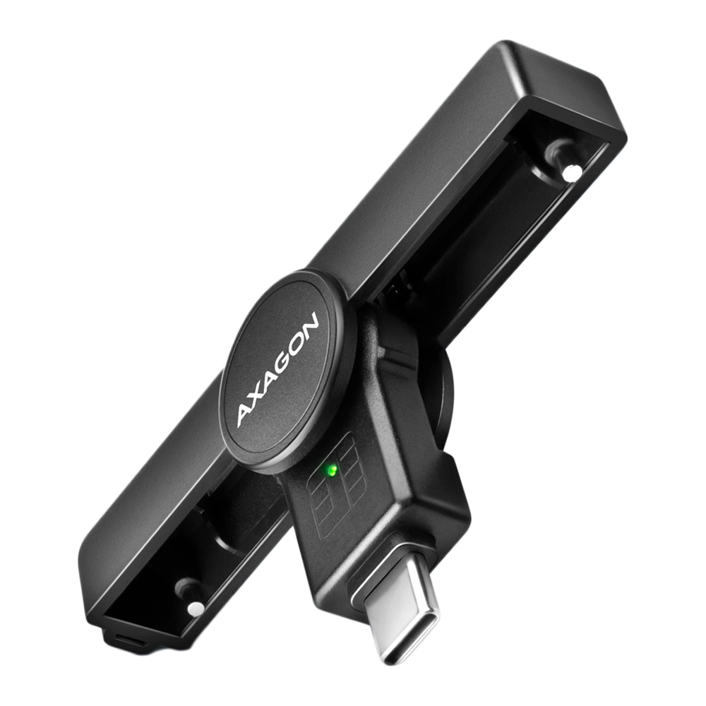 AXAGON USB-C Smart card PocketReader