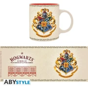 Чаша ABYSTYLE HARRY POTTER Hogwarts 4 Houses, Бял