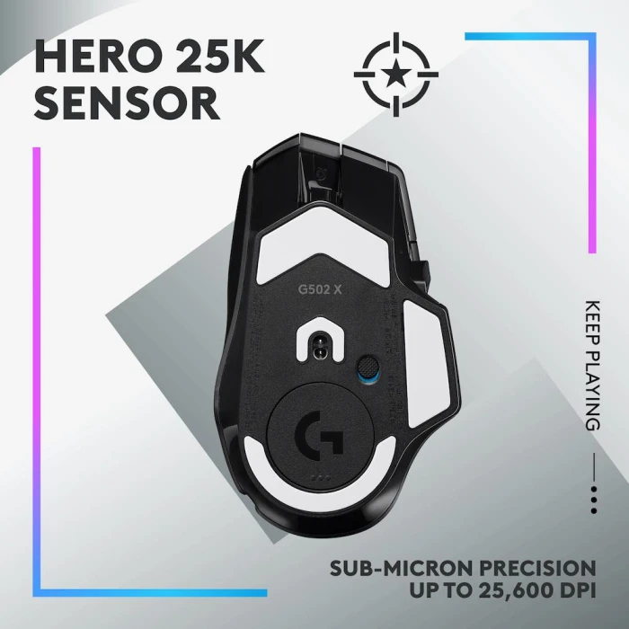 LOGITECH G502 X LIGHTSPEED Black