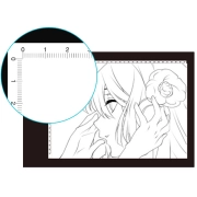 LED светеща подложка за рисуване HUION LED light pad L4SUSB, Черен