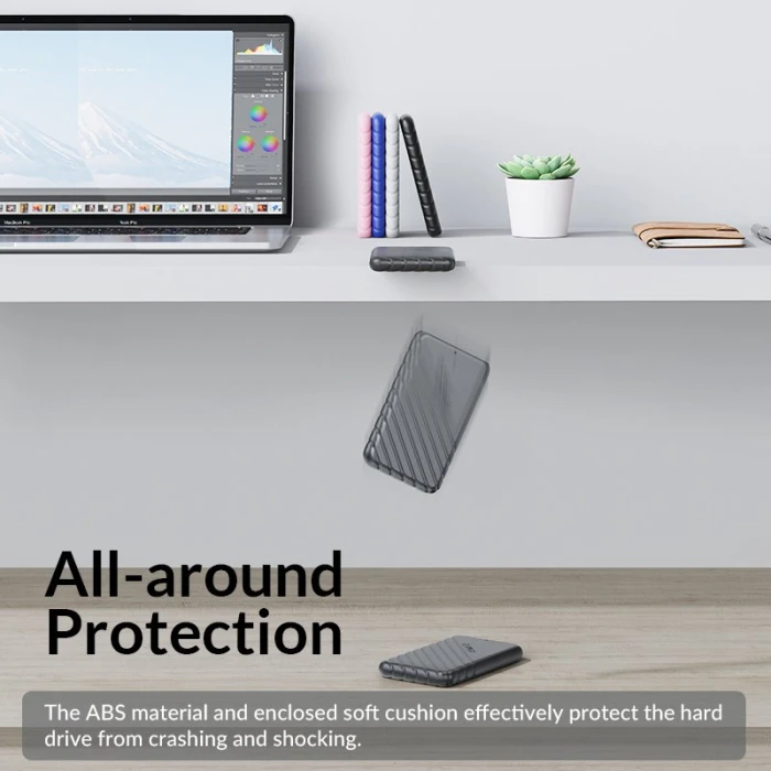 Orico кутия за диск Storage - Case - 2.5 inch USB3.0 - 25PW1-U3-BK