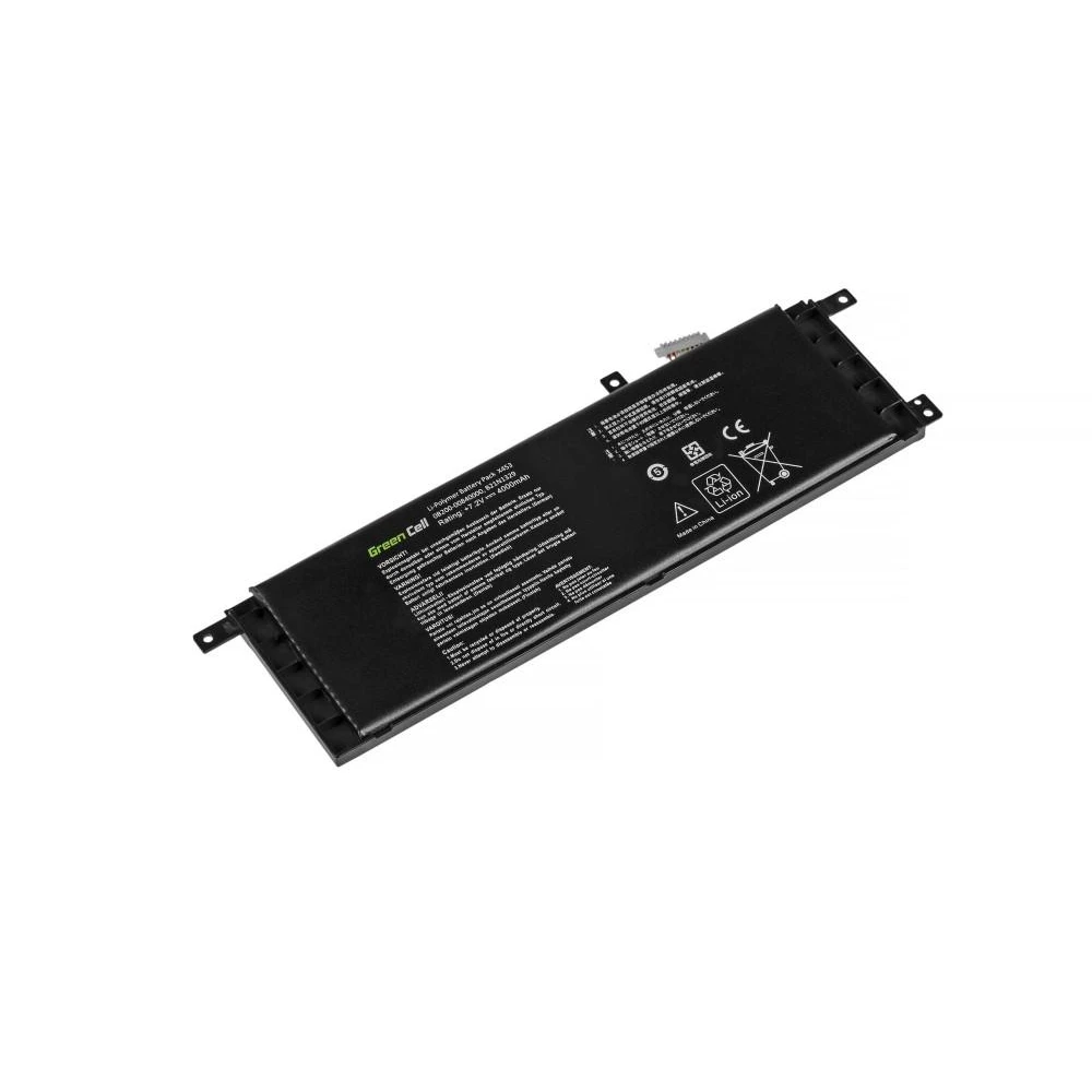 Батерия за лаптоп GREEN CELLAsus X553, X553M, F553, F553M, 7.2V, 3800mAh