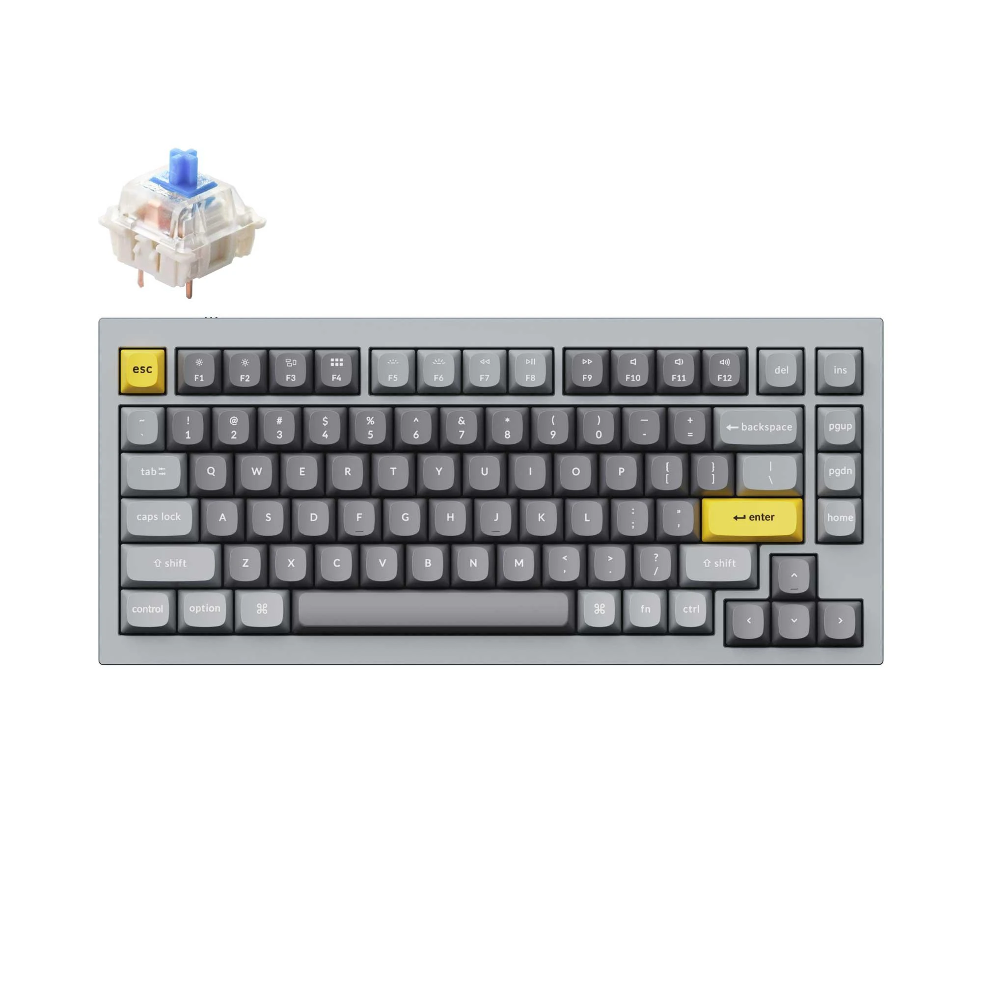 Keychron Q1 QMK Silver Grey V2