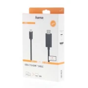 Кабел HAMA 200718, USB-C мъжко - HDMI мъжко, 4K, 1.5 м