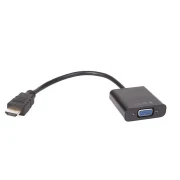 VCom Адаптер Adapter HDMI M to VGA F - CG591-B-0.15m