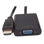 VCom Адаптер Adapter HDMI M to VGA F - CG591-B-0.15m