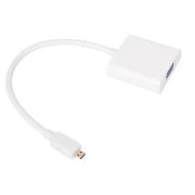 VCom Адаптер Adapter Mini HDMI CM to VGA F White - CG592-0.15m