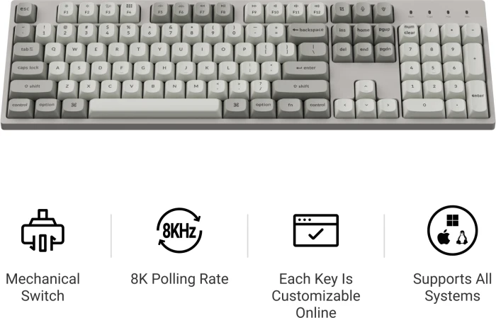 Keychron C2 Pro 8K QMK - Tactile