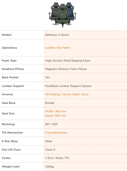 COUGAR DEFENSOR S JET GRAY F