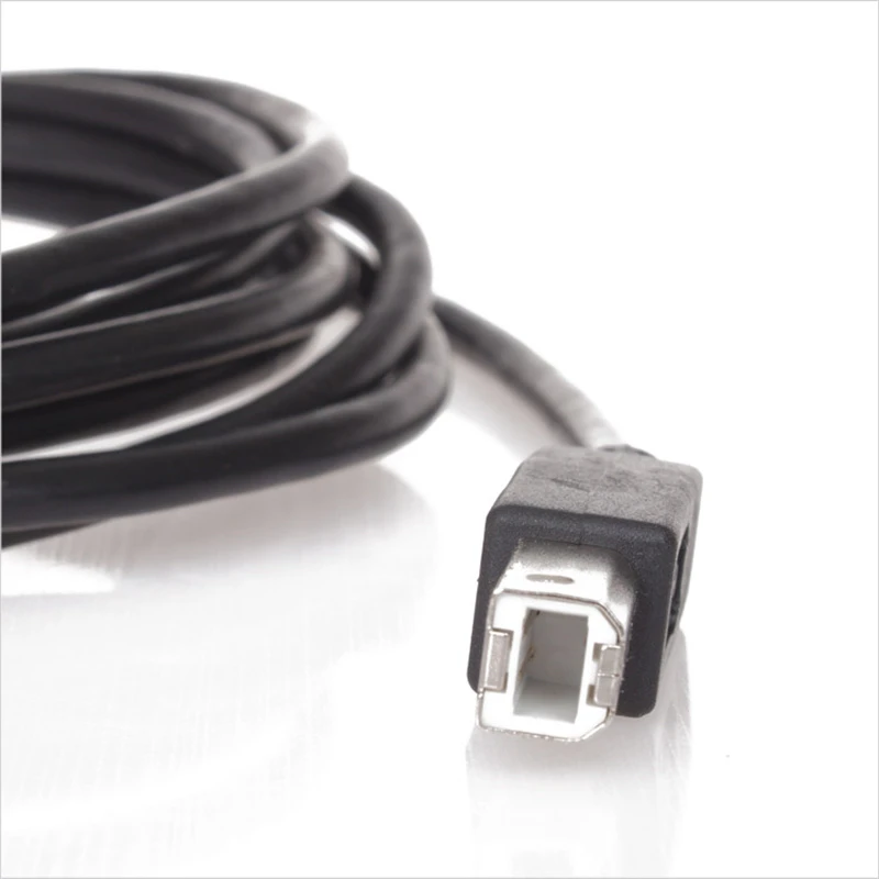 VCom Кабел USB 2.0 AM / BM Black - CU201-B-5m