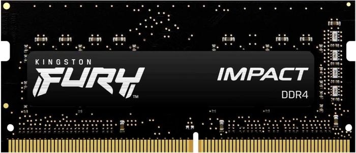 16GB (2x8) DDR4-3200 CL20 Kingston FURY Impact Black