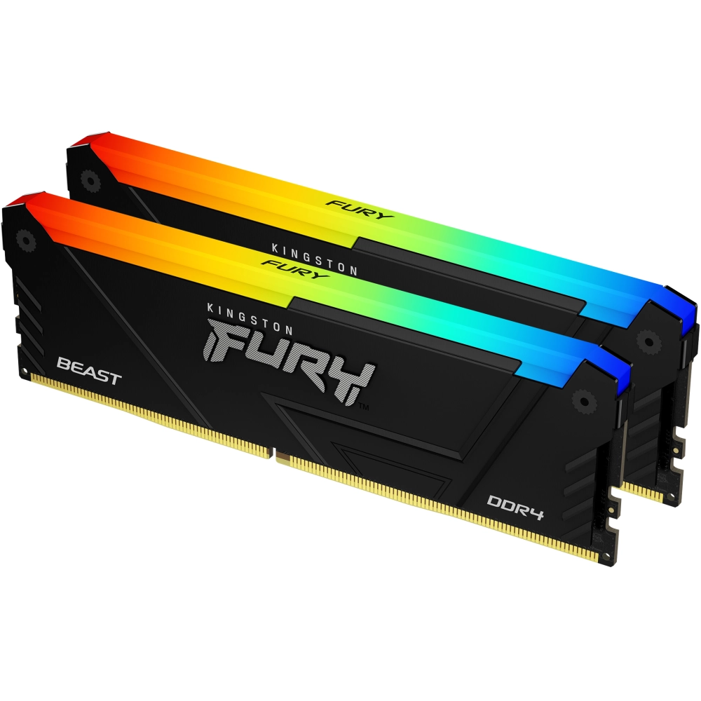 Kingston FURY Beast Black RGB 64GB(2x32GB) DDR4 3200MHz CL16