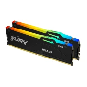 Kingston FURY Beast Black RGB 64GB(2x32GB) DDR5 5200MHz CL36