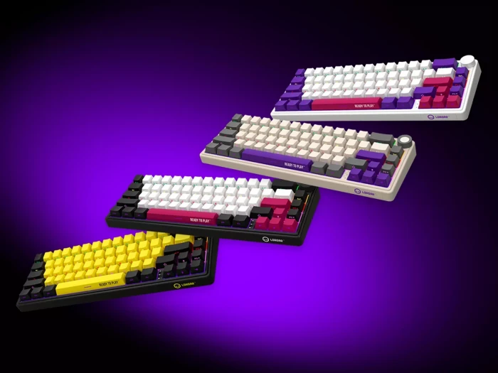 LORGAR KBP70MW Wireless PBT White