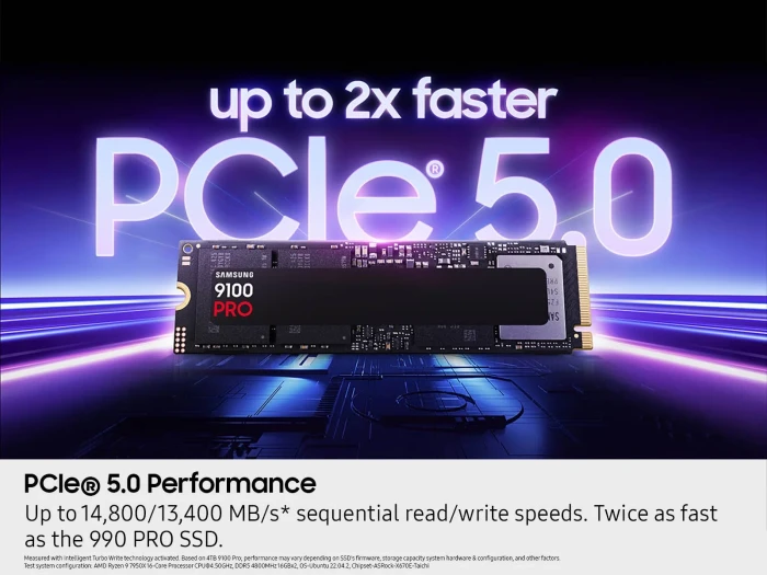 SAMSUNG 9100 PRO PCIe 5.0 - 2TB