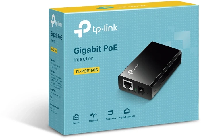 TP-Link TL-PoE150S PoE Injector 15.4W