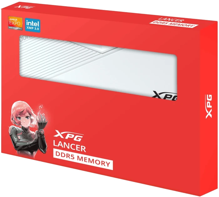 32GB (2x16) DDR5-6400 CL32 XPG LANCER WHITE EXPO & XMP