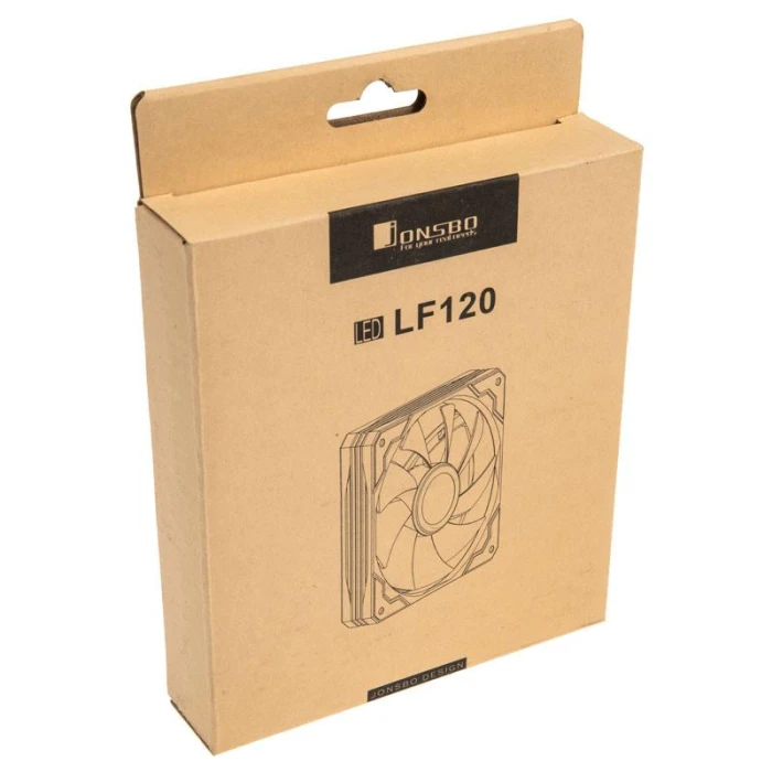 Вентилатор Jonsbo LF-120 PWM, ARGB, 120x120x25, Черен