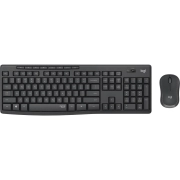 Kомплект безжични клавиатура с мишка Logitech MK295 Silent, Графит