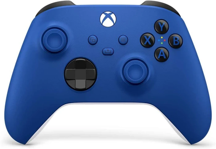 Контролер Microsoft, За Xbox, Безжичен, Син