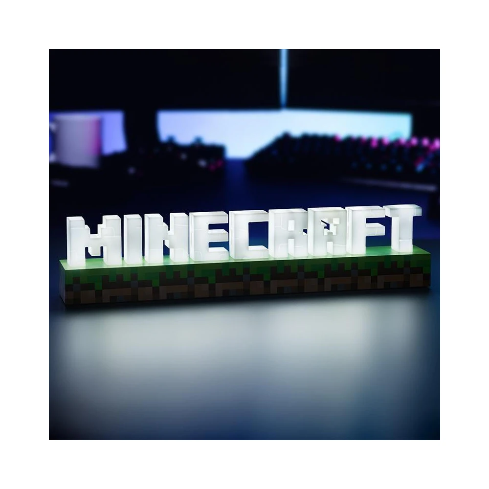 Статуетка Paladone Minecraft Logo Light