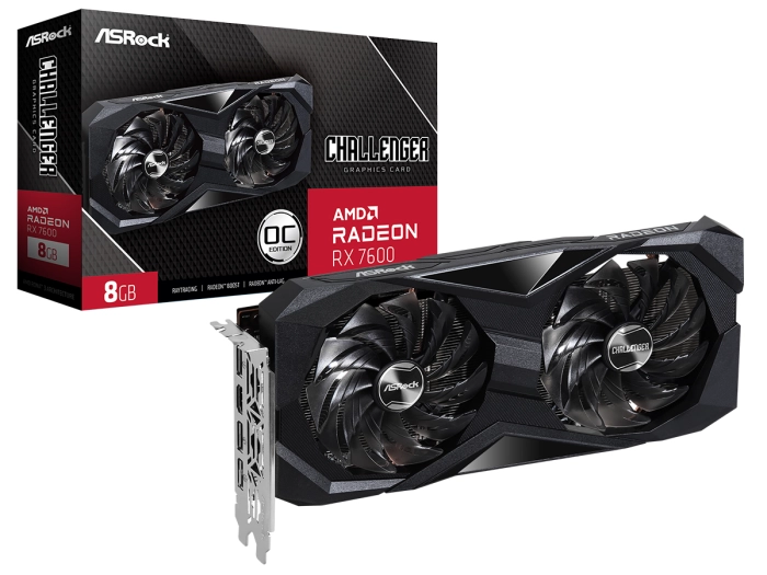 ASRock RX 7600 Challenger 8GB OC