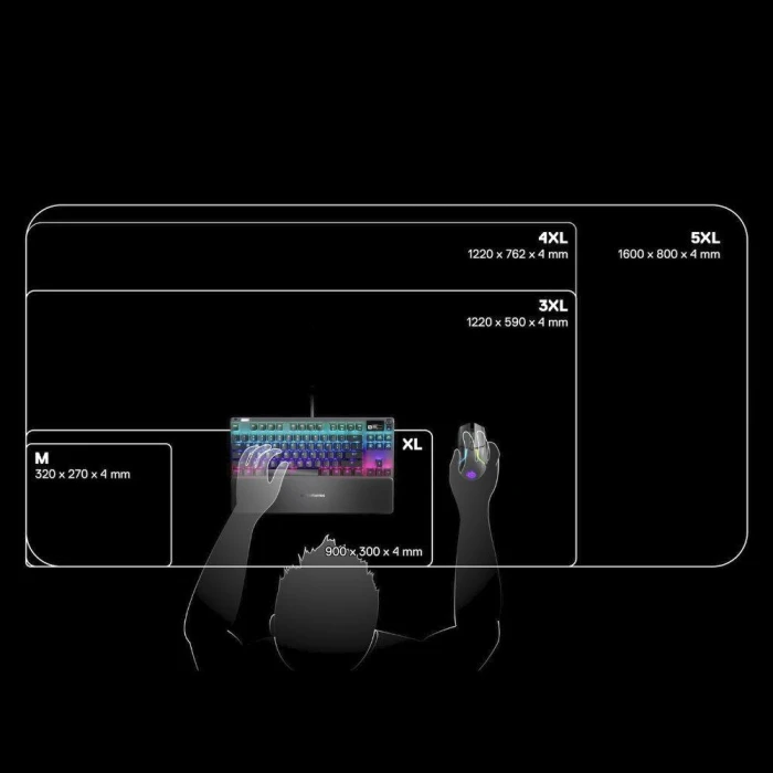 SteelSeries QcK Prism Cloth 3XL RGB