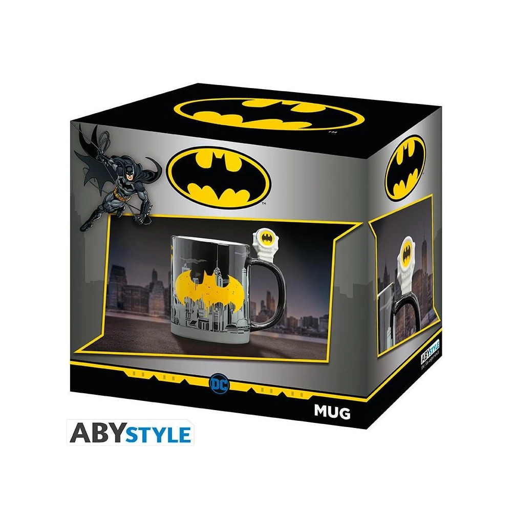 Чаша DC COMICS - 3D Handle Bat-Signal & Batman, 460 ml