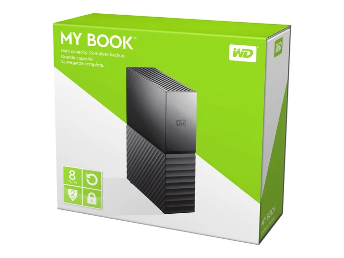 Western Digital My Book 8TB - WDBBGB0080HBK-EESN