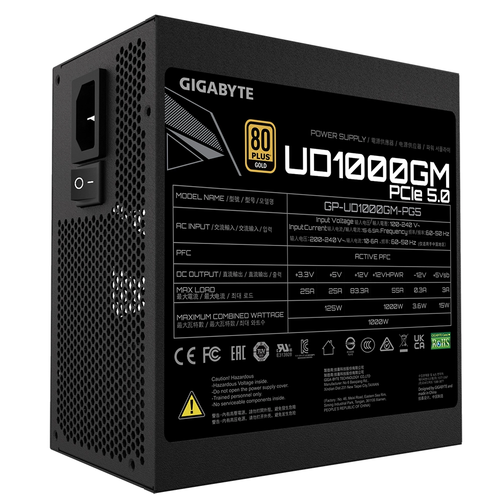 Gigabyte UD1000GM PG5 GOLD PCIe 5.0 1000W