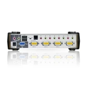 KVMP превключвател, ATEN CS1734A, 4-портов, PS/2-USB, VGA/Audio