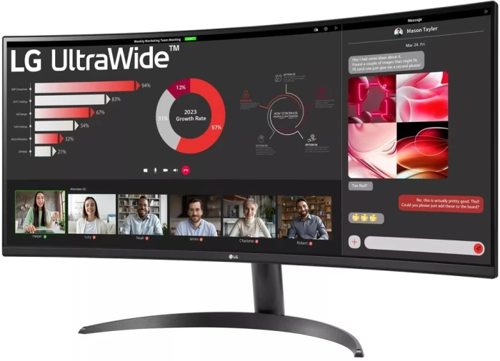 LG 34WR50QC-B 34" VA 100Hz