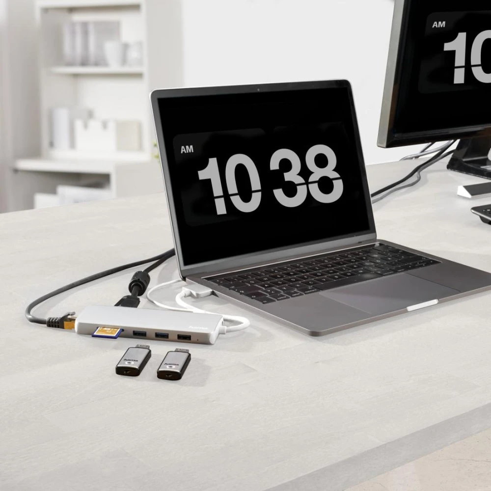 Hama USB-C Hub, "Connect2Mac", Multiport за Apple MacBook Air & Pro, 12 порта