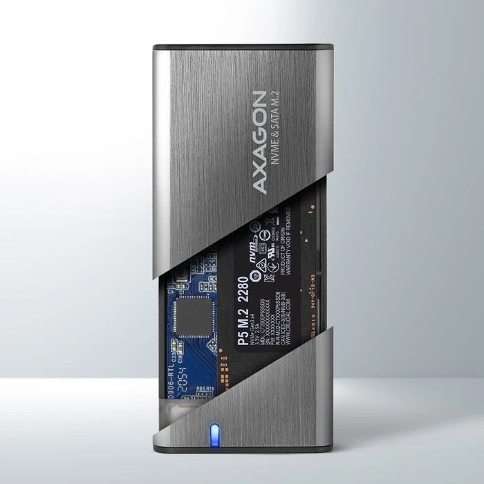 AXAGON EEM2-SG2 USB-C - M.2 NVMe & SATA SSD