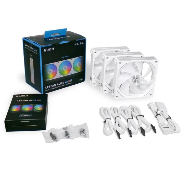 Lian-Li UNI AL120 V2 ARGB PWM White 3in1