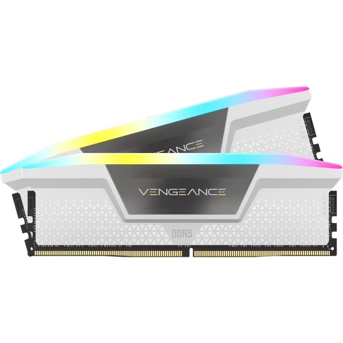 64GB (2x32) DDR5-6000 CL30 CORSAIR VENGEANCE RGB White EXPO & XMP