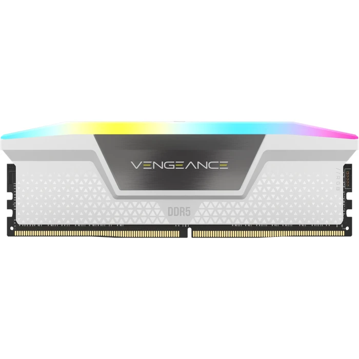 64GB (2x32) DDR5-6000 CL30 CORSAIR VENGEANCE RGB White EXPO & XMP
