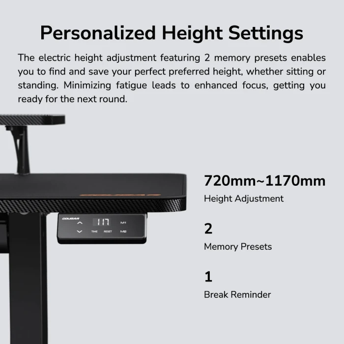 COUGAR E-STAR 140 Electrical Black