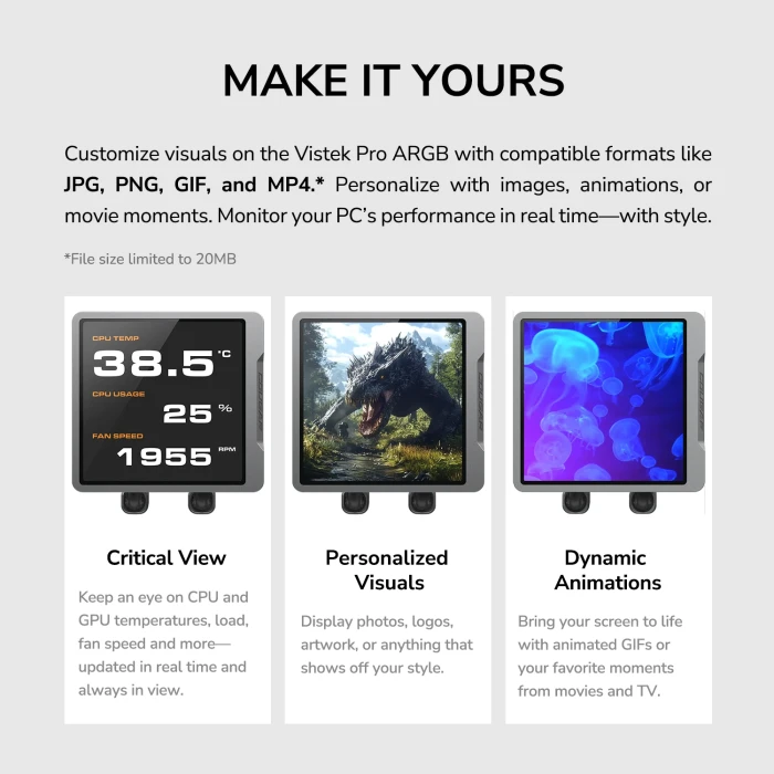 COUGAR VISTEK PRO ARGB 360 Black