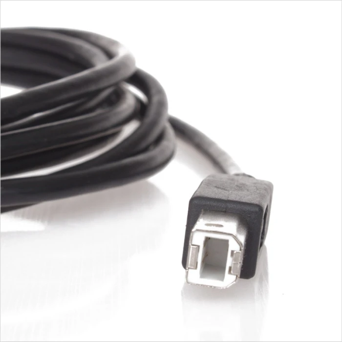 VCom Кабел USB 2.0 AM / BM Black - CU201-B-1.8m