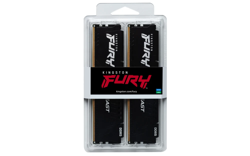 Kingston FURY Beast Black 64GB(2x32GB) DDR5 6000MHz CL40
