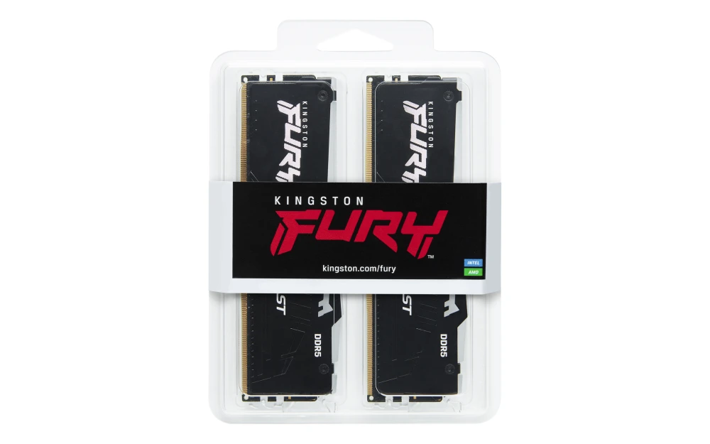 Kingston FURY Beast Black RGB 16GB(2x8GB) DDR5 5200MHz CL36