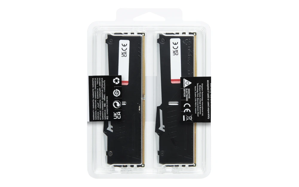 Kingston FURY Beast Black RGB 16GB(2x8GB) DDR5 5200MHz CL36