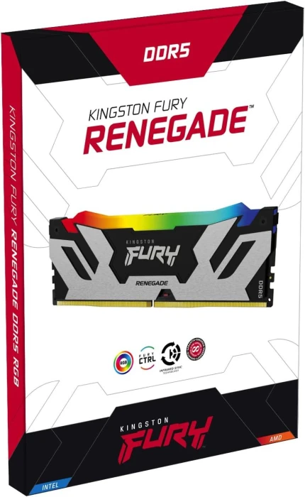 Kingston Fury Renegade RGB Black 64GB(2x32GB) DDR5 6000MHz CL32