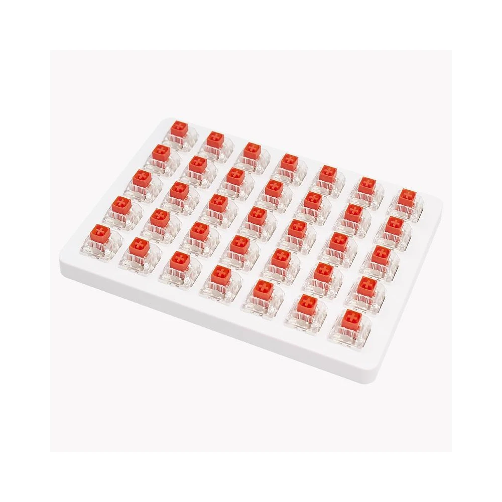 Суичове за механична клавиатура Keychron Kailh Box Red, Switch Set 35 броя
