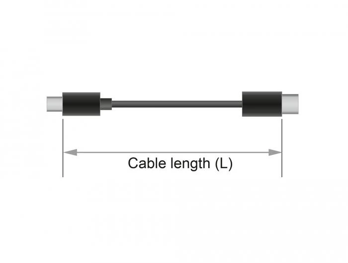 Кабел за зареждане Delock  3 в 1, USB-A мъжко - 8 Pin / Micro USB / USB Type-C, 1м, Черен