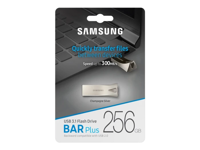 SAMSUNG BAR PLUS 256GB Champagne Silver