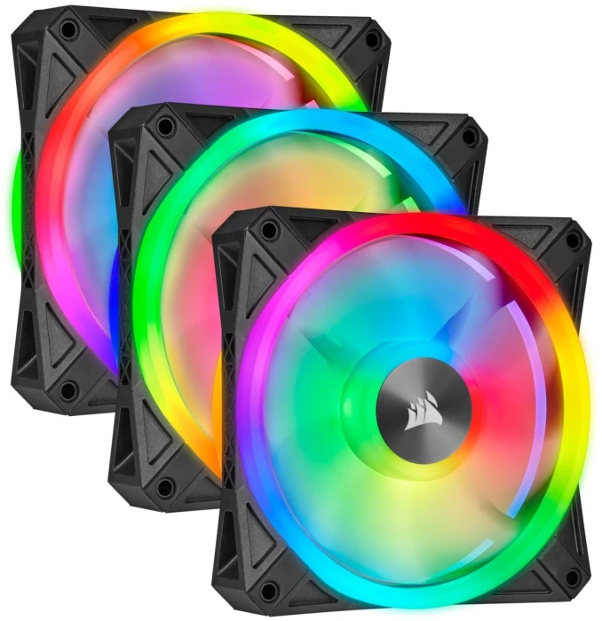 Corsair iCUE QL120 RGB Black 3in1